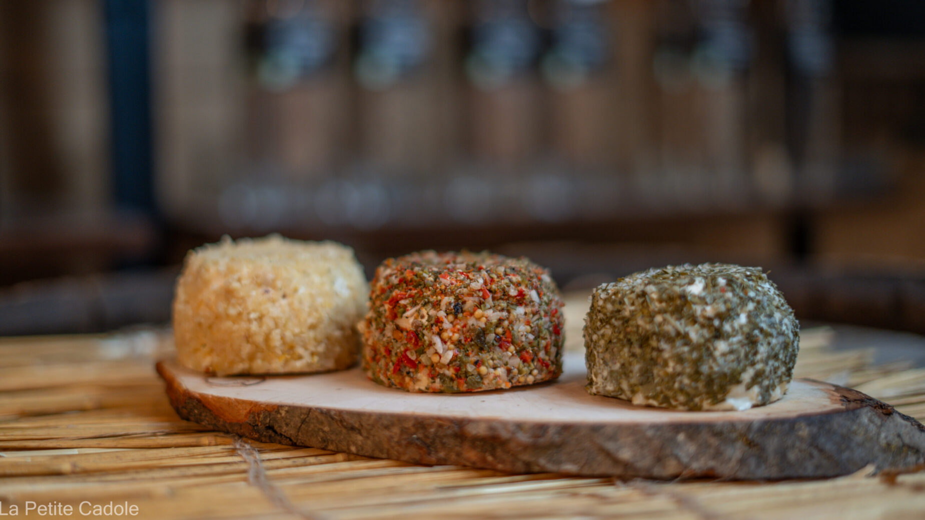 Fromage de chèvre frais parfumés
